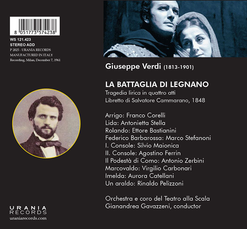 VERDI: LA BATTAGLIA DI LEGNANO