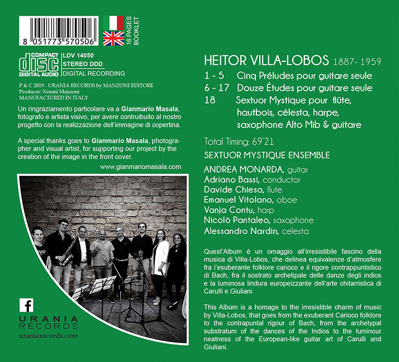 VILLA-LOBOS: SEXTUOR MYSTIQUE & OTHER GUITAR WORKS