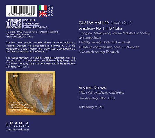 MAHLER, SYMPHONY N. 1 – DELMAN