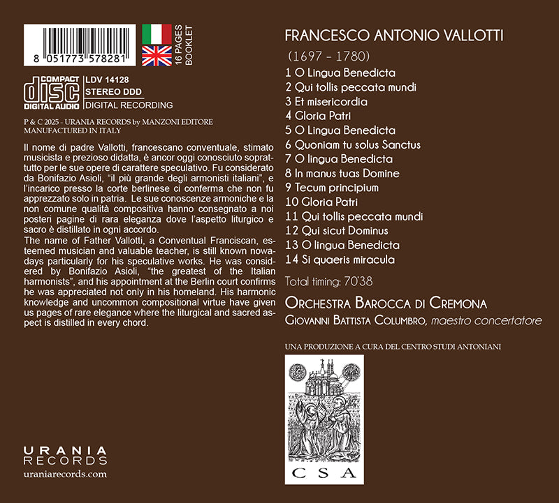 フランチェスコ・アントニオ・ヴァロッティ:アントニアン・モット