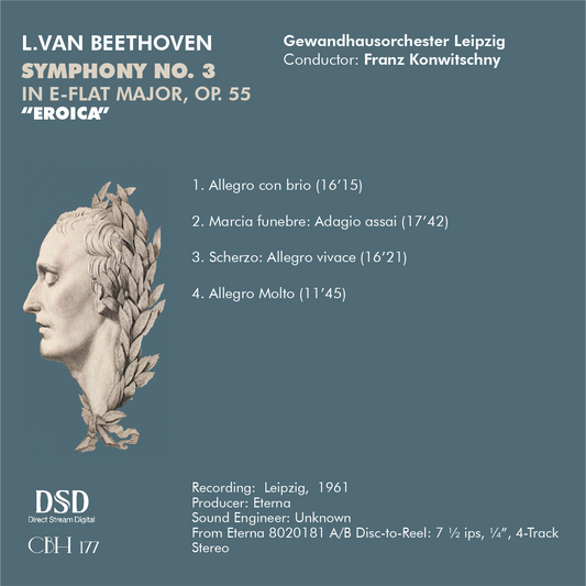 Beethoven Sinfonie Nr. 3 Es-Dur op. 55 „Eroica“ – Franz Konwitschny Gewandhausorchester Leipzig