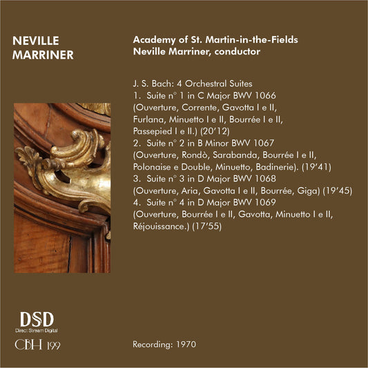 JS Bach 4 orchestral suites - Neville Marriner Academy of St. Martin-in-the-Fields