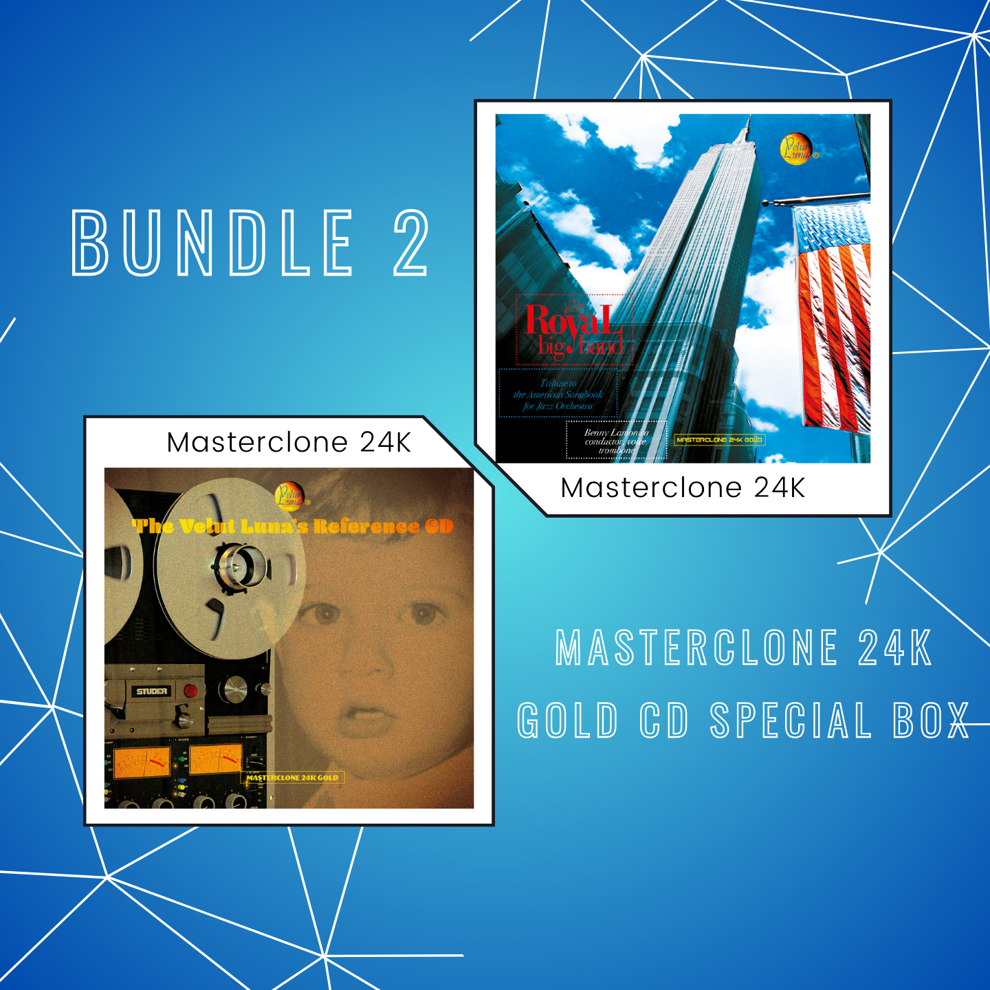MASTERCLONE 24K GOLD CD BUNDLE 2