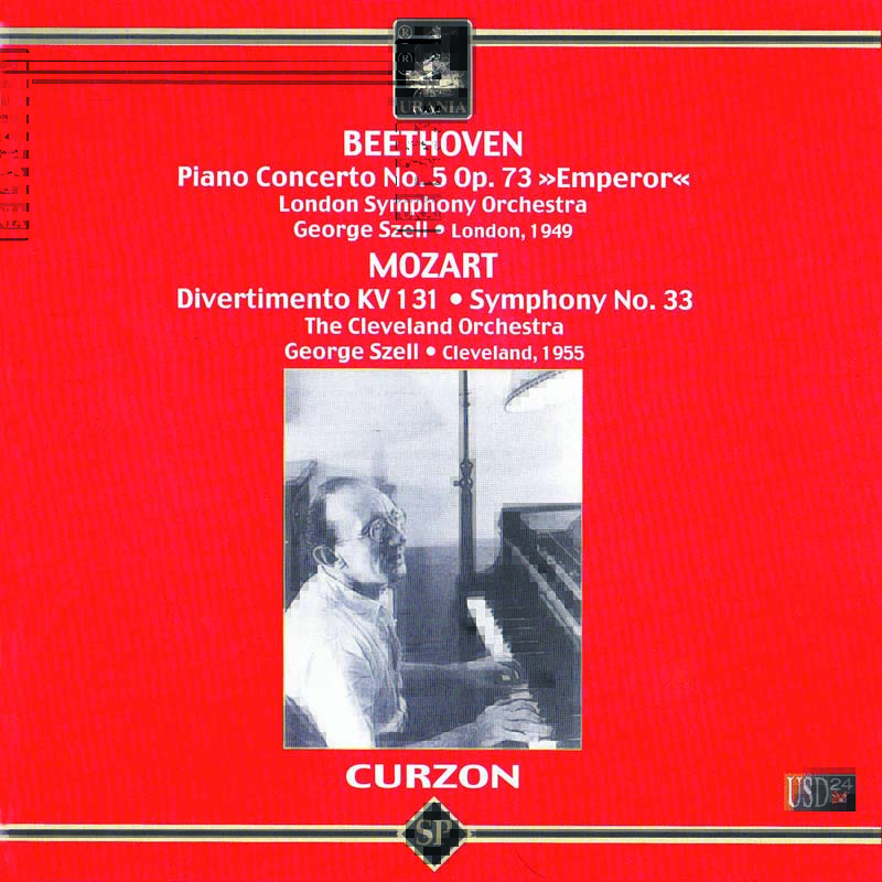 CURZON PLAYS BEETHOVEN & MOZART
