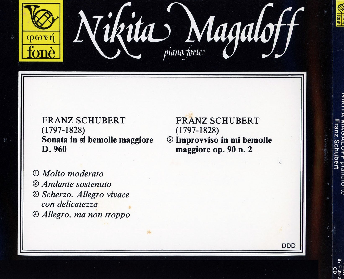 NIKITA MAGALOFF: PIANO SCHUBERT | Magaloff