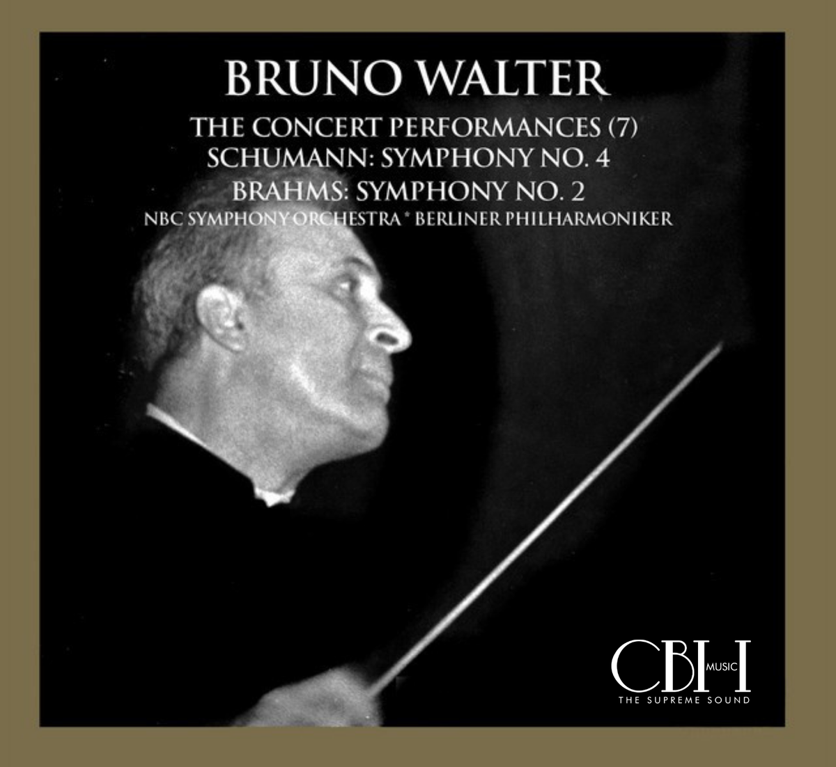 Cover — Schumann Sinfonia n. 4 e Brahms Sinfonia n. 2 live, Bruno Walter — Capsa Symphōnĭa CS562