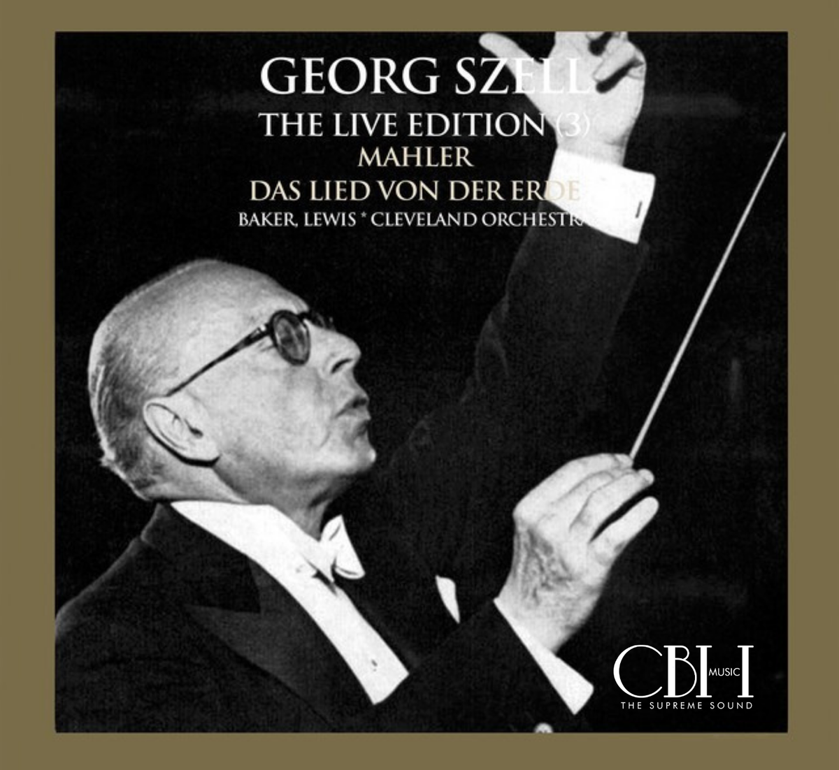 Mahler Das Lied von der Erde Live — George Szell, Janet Baker, Richard Lewis, The Cleveland Orchestra — Cover Capsa Symphōnĭa CS569