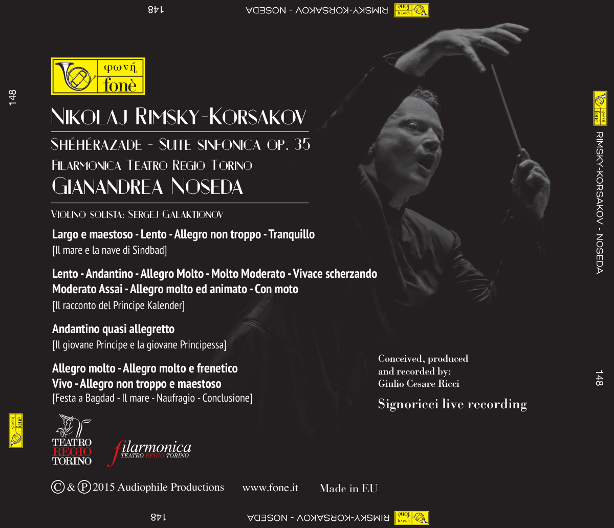 SHÉHÉRAZADE - Suite sinfonica op. 35 | Noseda, Filarmonica Teatro Regio Torino