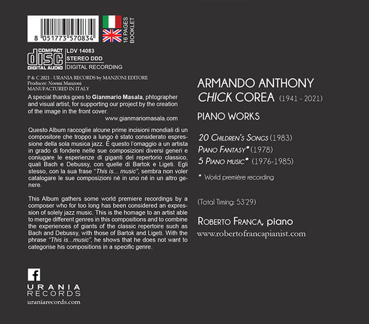 韓国ひよこ: ピアノ作品