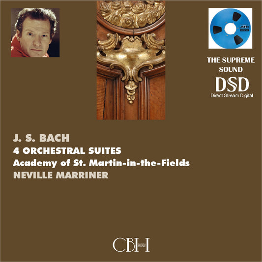 JS Bach 4 orchestral suites - Neville Marriner Academy of St. Martin-in-the-Fields