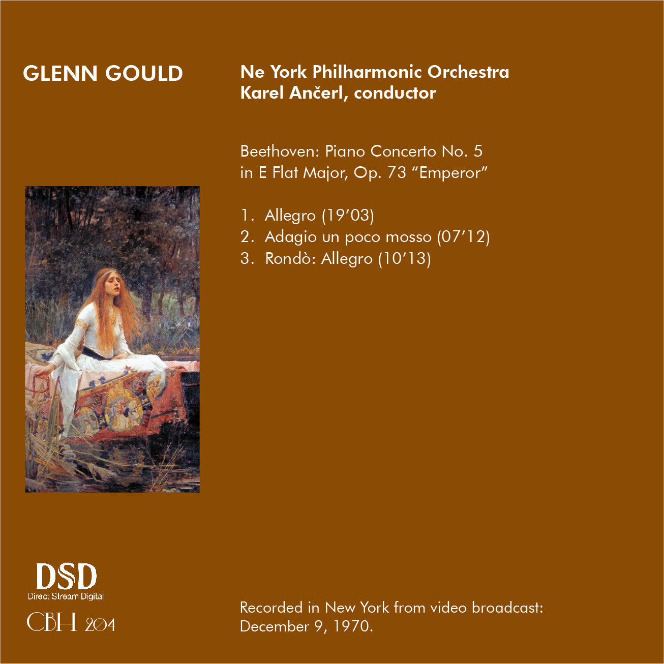 Glenn Gould Interpreta a Beethoven - Karel Ančerl Orquesta Filarmónica de Nueva York