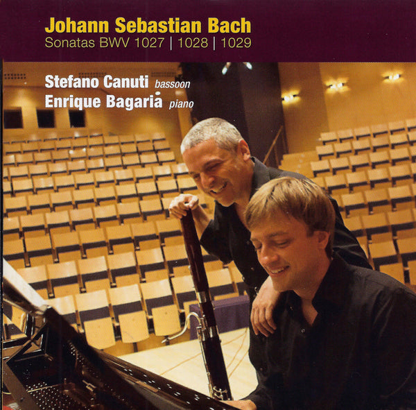 SONATAS DE J. S. BACH BWV 1027|1028|1029 - CANUTI, BAGARIA