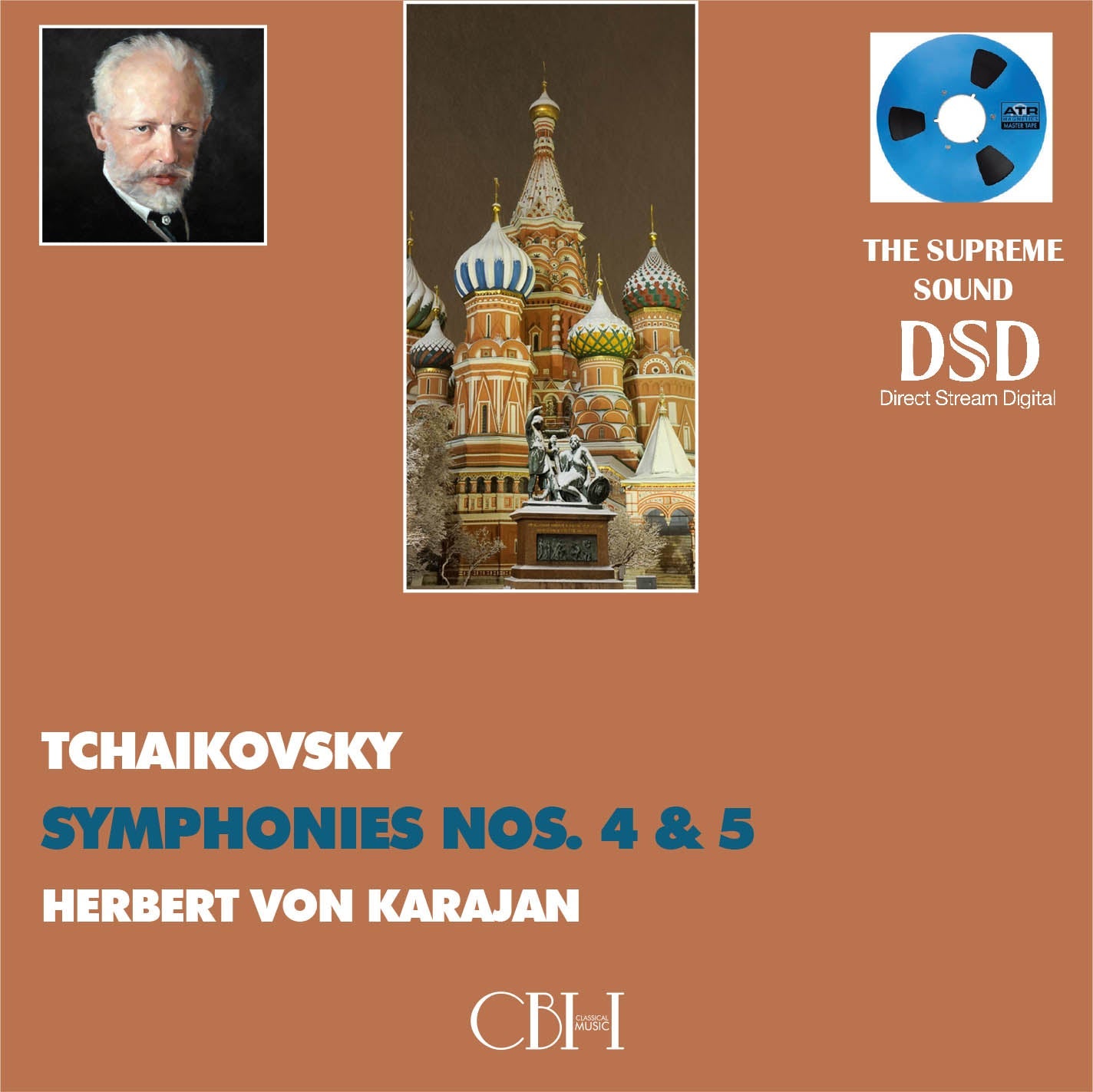 Sinfonía No. 4 & 5 de Tchaikovsky - Herbert von Karajan Orquesta Filarmónica