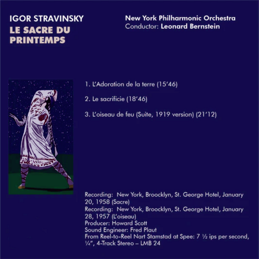 ストラヴィンスキー「春の祭典」 - レナード・バーンスタイン ニューヨーク・フィルハーモニー管弦楽団