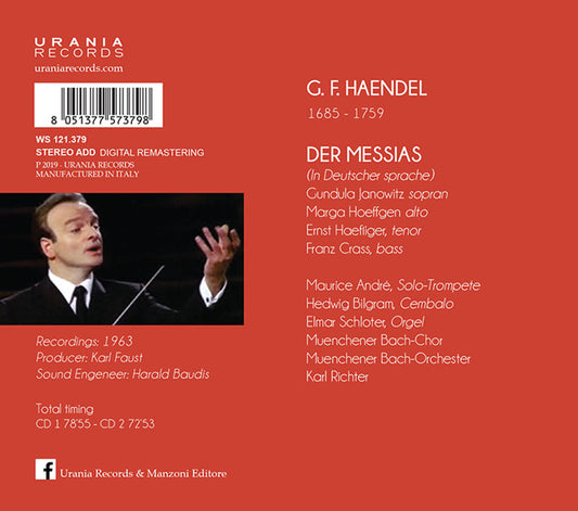 ヘンデル：デア・メシアス