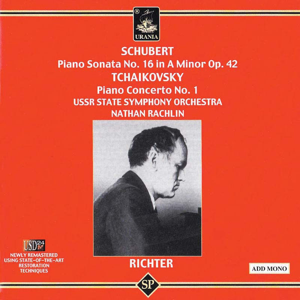 RICHTER INTERPRETA A SCHUBERT Y TCHAIKOVSKY