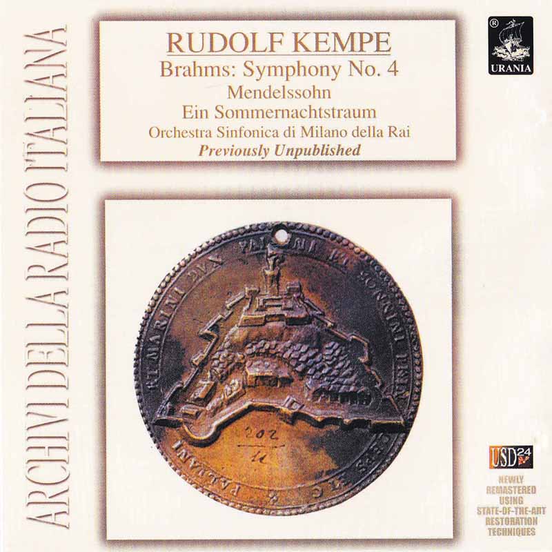 KEMPE CONDUCTS BRAHMS &amp; MENDELSSOHN