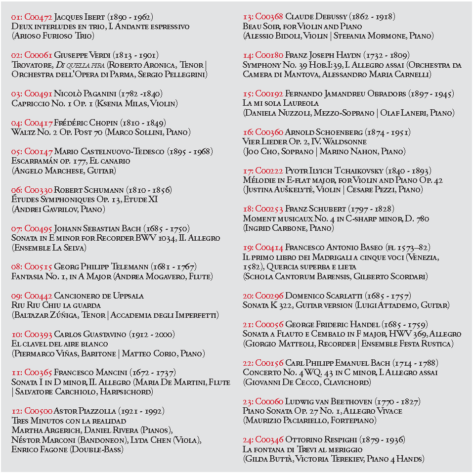 Da Vinci Classics Sampler