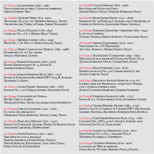 ダ・ヴィンチ・クラシックス・サンプラー