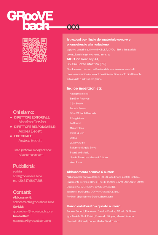 GRooVE back magazine n.003/25