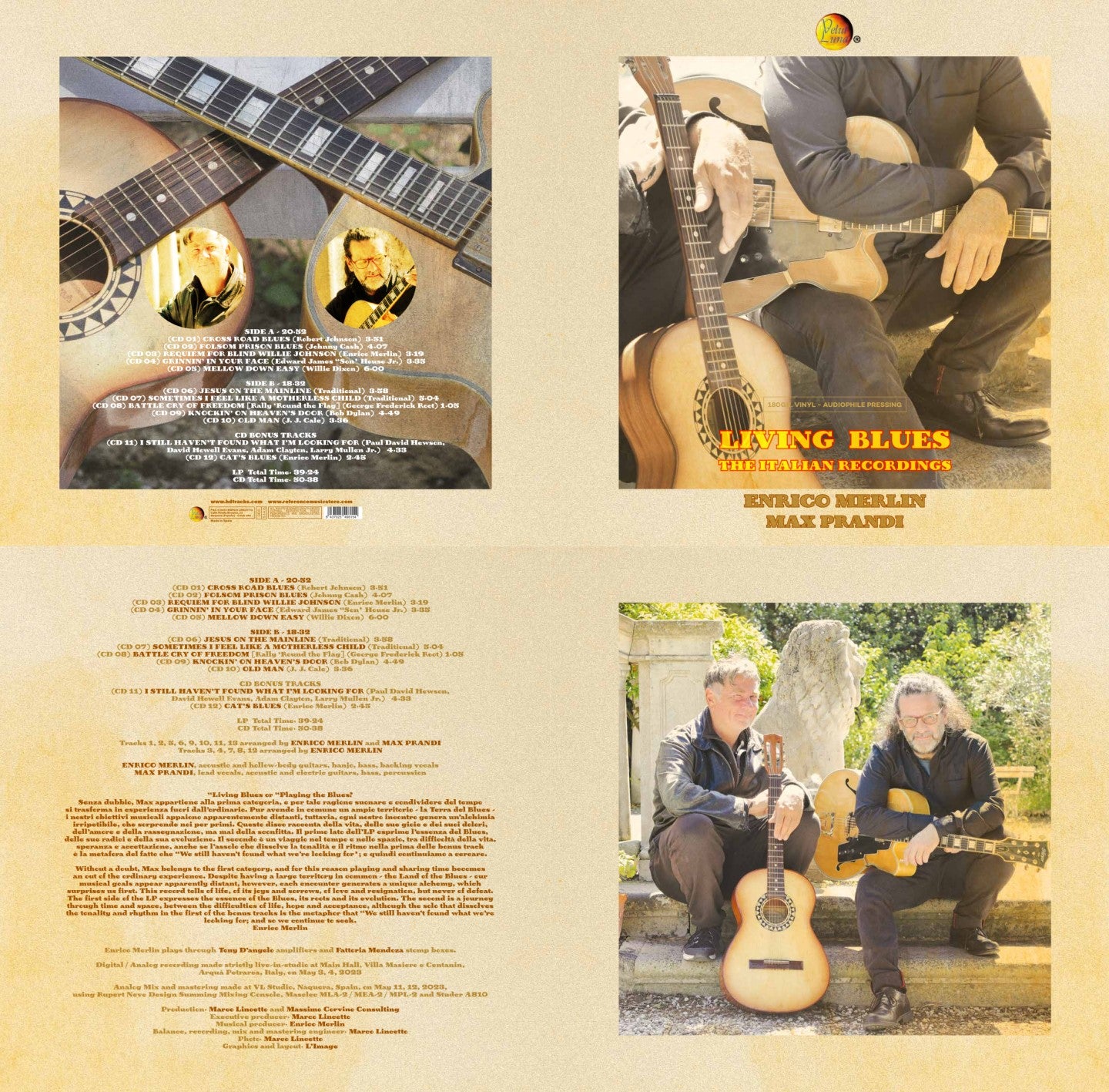 LIVING BLUES - Enrico Merlin Max Prandi