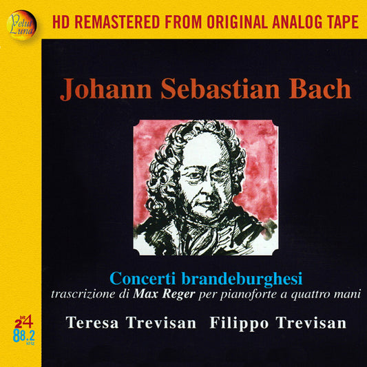 Bach – Concerti Brandeburghesi – Teresa e Filippo Trevisan – copertina Velut Luna