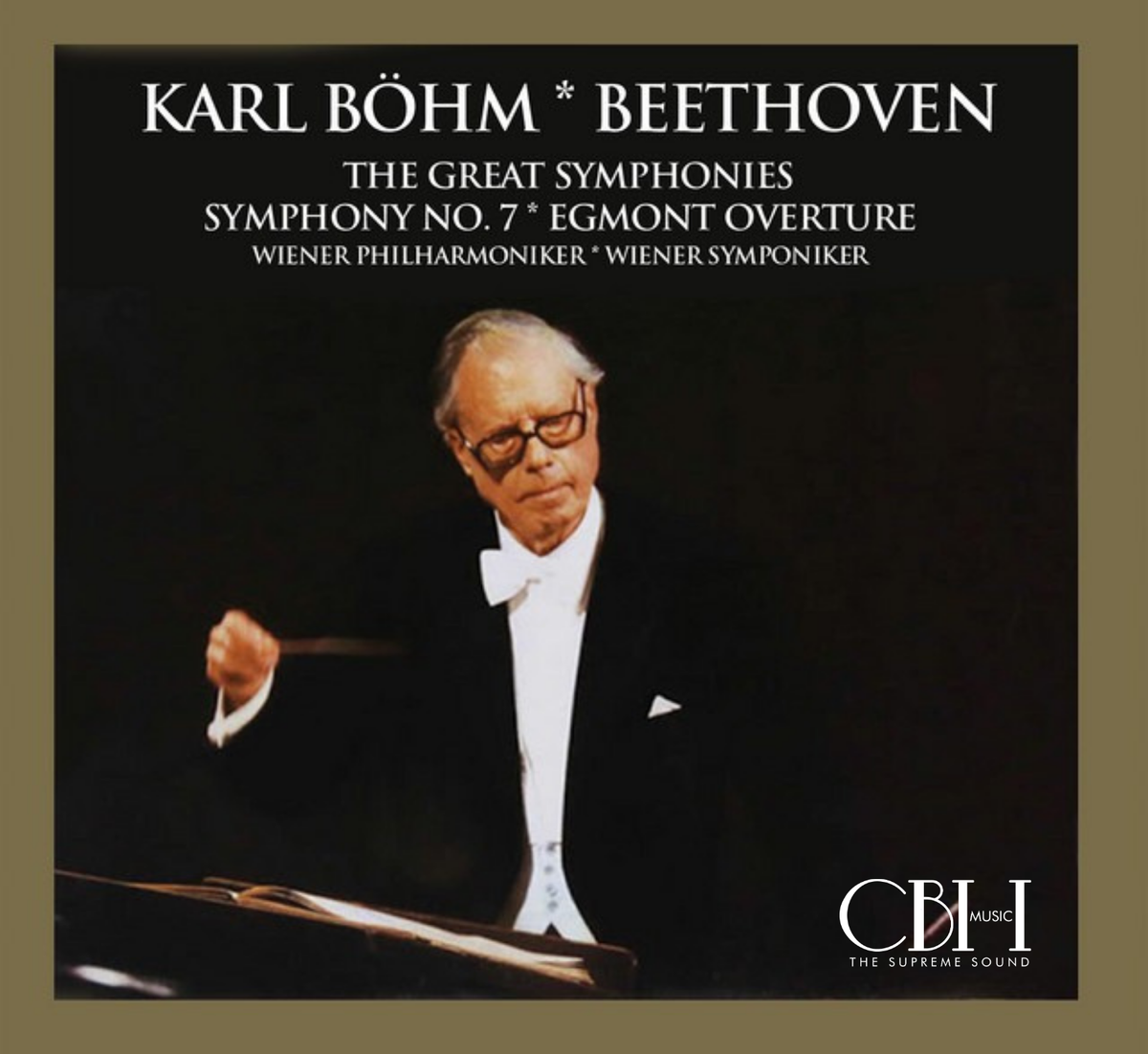 Cover — Beethoven, Sinfonia n. 7 e Ouverture Egmont, Karl Böhm — Capsa Symphōnĭa CS555