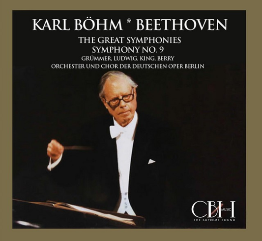 Cover — Beethoven, Sinfonia n. 9 Corale live, Karl Böhm, Deutsche Oper Berlin — Capsa Symphōnĭa CS553