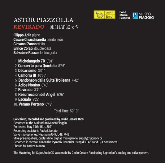 REVIRADO | Piazzolla, Duettango x 5