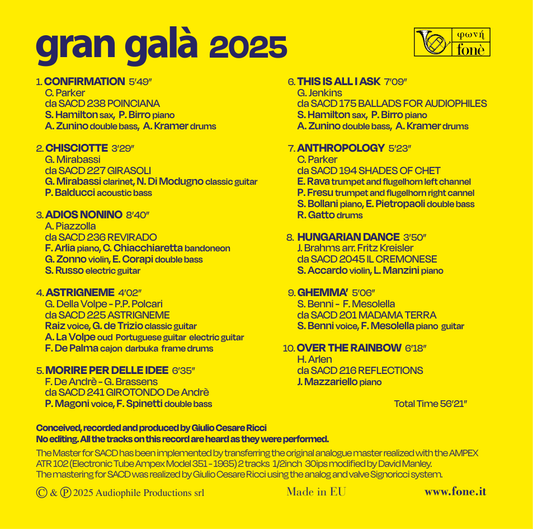 GRAN GALÀ 2025 | Fonè Records