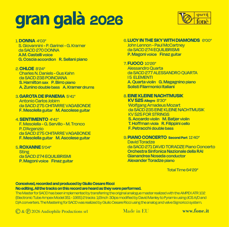 GRAN GALÀ 2026 | Artisti Vari