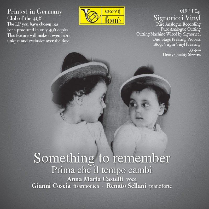 SOMETHING TO REMEMBER | Castelli, Coscia, Sellani