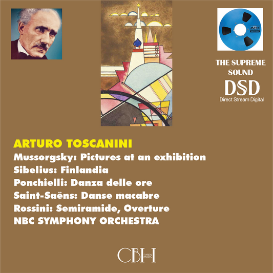 Toscanini — Quadri di un’esposizione e altri capolavori orchestrali — NBC Symphony Orchestra — Cover Capsa Symphōnĭa CS169