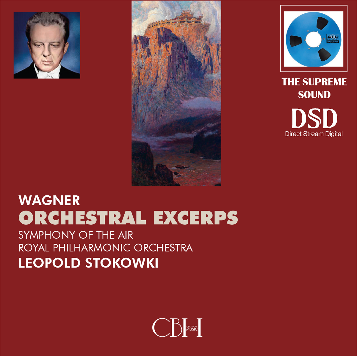Wagner — Estratti operistici — Leopold Stokowski, Symphony of the Air, Royal Philharmonic Orchestra, London Symphony Orchestra — Cover Capsa Symphōnĭa CS172