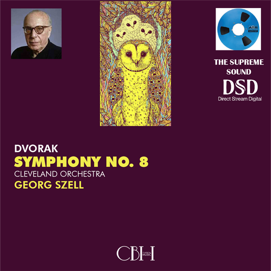 Cover — Dvořák, Sinfonia n. 8 Op. 88 — George Szell, The Cleveland Orchestra — Capsa Symphōnĭa CS184