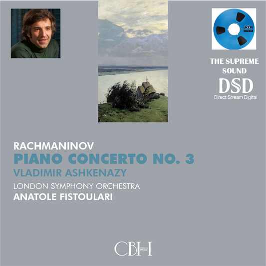 Rachmaninov Concerto per pianoforte n. 3 — Vladimir Ashkenazy, Anatole Fistoulari, London Symphony Orchestra — Cover Capsa Symphōnĭa CS187