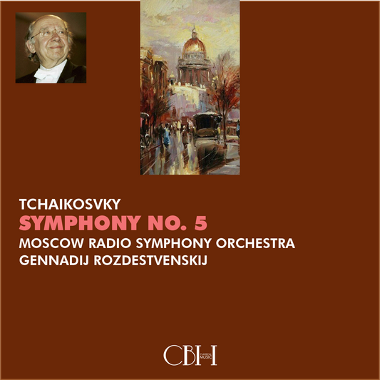 Tchaikovsky Sinfonia n. 5 — Gennady Rozhdestvensky, Moscow Radio Symphony Orchestra — Cover Capsa Symphōnĭa CS189