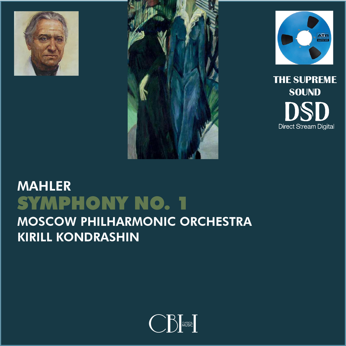 Mahler Symphony No. 1 — Kirill Kondrashin, Moscow Philharmonic Orchestra — Cover Capsa Symphōnĭa CS191