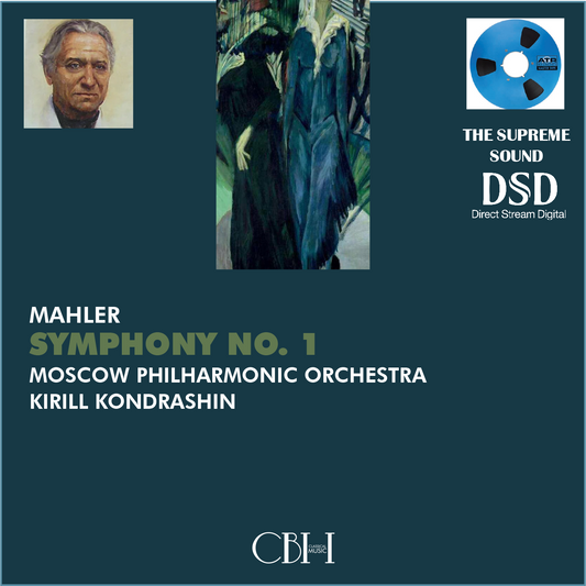 Mahler Symphony No. 1 — Kirill Kondrashin, Moscow Philharmonic Orchestra — Cover Capsa Symphōnĭa CS191