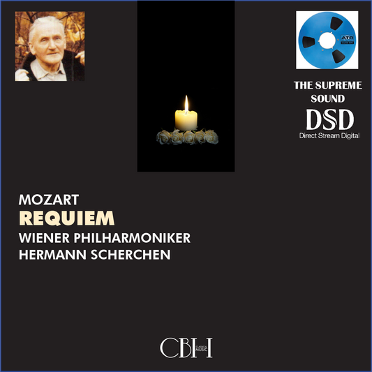 Mozart Requiem KV 626 — Hermann Scherchen, Vienna State Opera Orchestra — Cover Capsa Symphōnĭa CS193