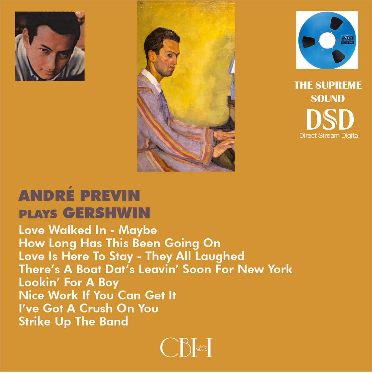 George Gershwin Songs — André Previn — Cover Capsa Symphōnĭa CS194