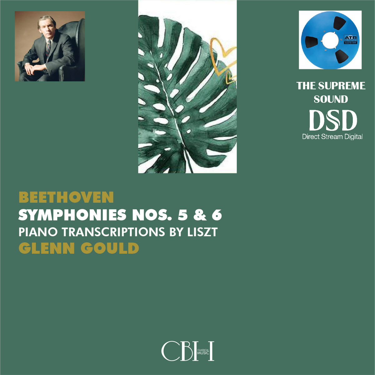 Cover — Beethoven/Liszt, Sinfonie n. 5 e n. 6 — Glenn Gould — Capsa Symphōnĭa CS196