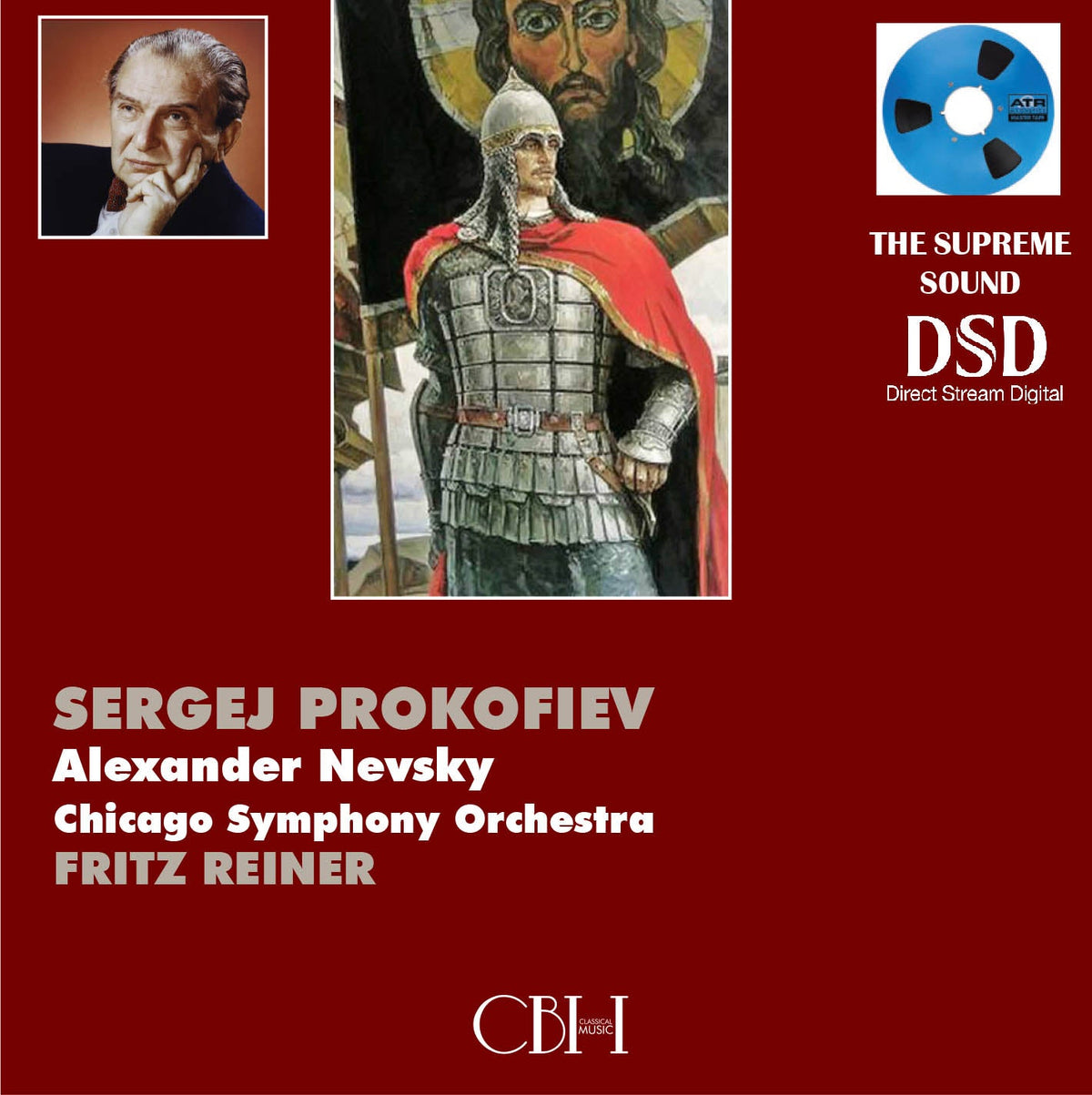 Prokofiev Alexander Nevsky — Fritz Reiner, Chicago Symphony Orchestra — Cover Capsa Symphōnĭa CS210