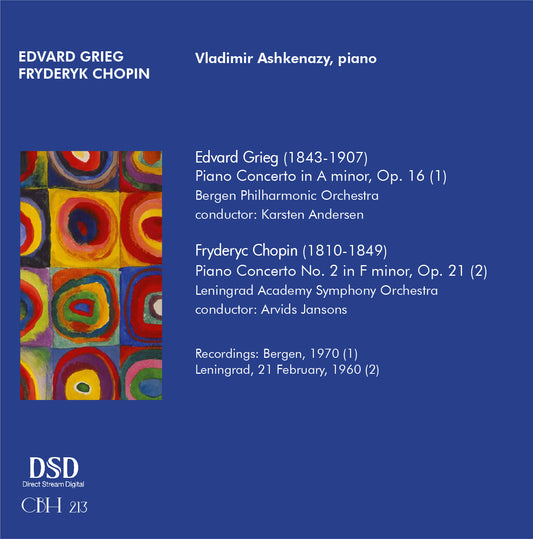 Grieg e Chopin Concerti per pianoforte — Vladimir Ashkenazy — Inlay Capsa Symphōnĭa CS213