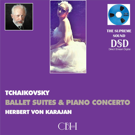 Tchaikovsky Suite dai balletti e Concerto per pianoforte n. 1 — Karajan, Richter — Cover Capsa Symphōnĭa CS229