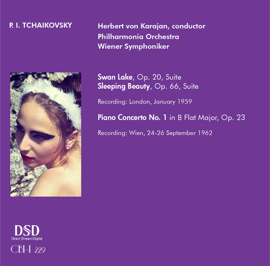 Tchaikovsky Suite dai balletti e Concerto per pianoforte n. 1 — Karajan, Richter — Inlay Capsa Symphōnĭa CS229