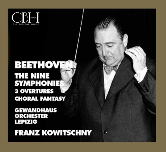 Cover — Beethoven, Sinfonie n. 1–9 e altre opere, Franz Konwitschny, Gewandhaus Orchestra Leipzig — Capsa Symphōnĭa CS511