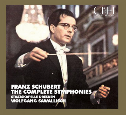 Schubert: Symphonies Nos. 1–9 — Wolfgang Sawallisch, Staatskapelle Dresden — Cover