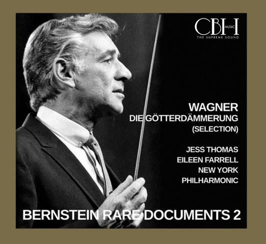 Wagner Götterdämmerung — Leonard Bernstein, New York Philharmonic, Eileen Farrell, Jess Thomas — Cover Capsa Symphōnĭa CS530