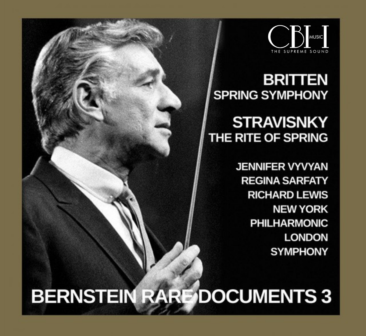 Cover — Stravinsky Le Sacre du printemps e Britten Spring Symphony, Leonard Bernstein — Capsa Symphōnĭa CS531
